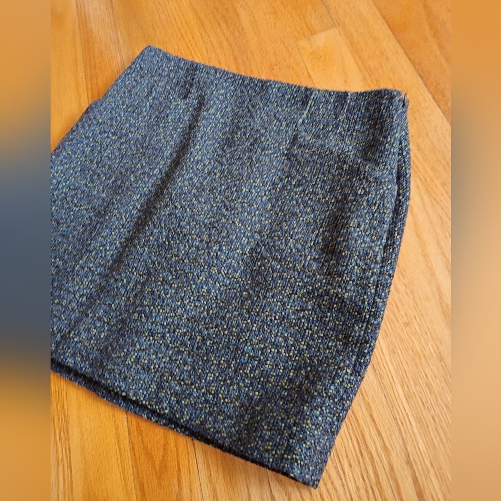 Vintage Outback Red Skirt Women Size 0 Green Mini Lined Pockets - Picture 3 of 15